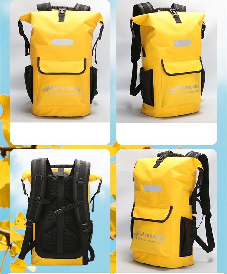 25L Waterproof Dry Bag Swimming Backpack Rucksack Pack Water Floating Sack Sport Canoe Kayaking Rafting Boating River Trekking image 4
