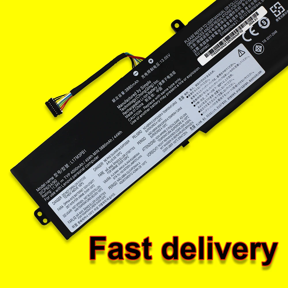 Imagem -05 - Bateria do Portátil para Lenovo Ideapad Lenovo Ideapad 330g 33015ich L17d3pb0 L17c3pb0 L17m3pb1 11.34v 45wh 4000mah 5b10q71251 5b10q71252