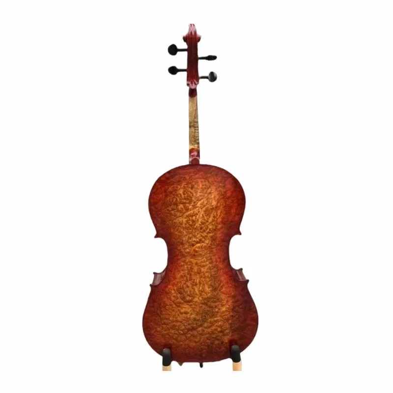 High-grade Unique SONG well-knit Cello 4/4,beautiful Rare Bird's eye maple back,old spruce top