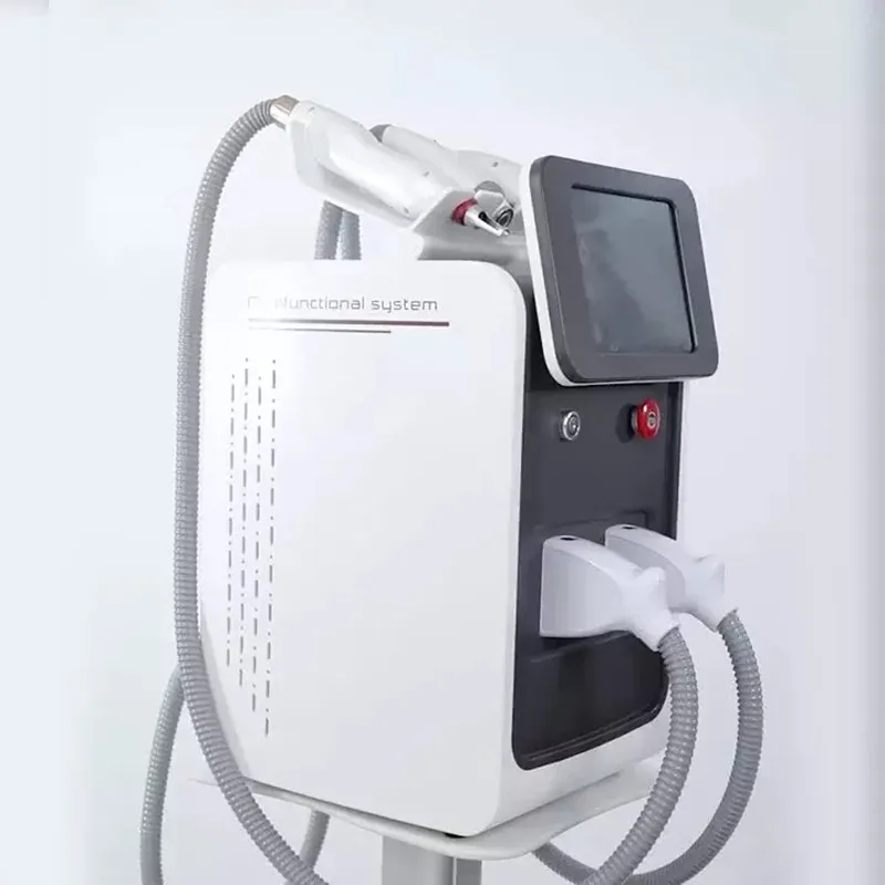 2022 factory price good quality Face Lifting Nd Yag Ipl Hair Diode Laser Removal Machine portable IPL+RF+Nd yag laser machine