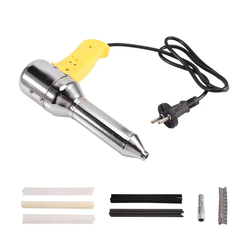 AB34-700W 220V-240V Plastic Hot Air Welding Machine Torch Tool Plastic Welding Torch Adjustable Heat Air Tool Kit EU PLUG