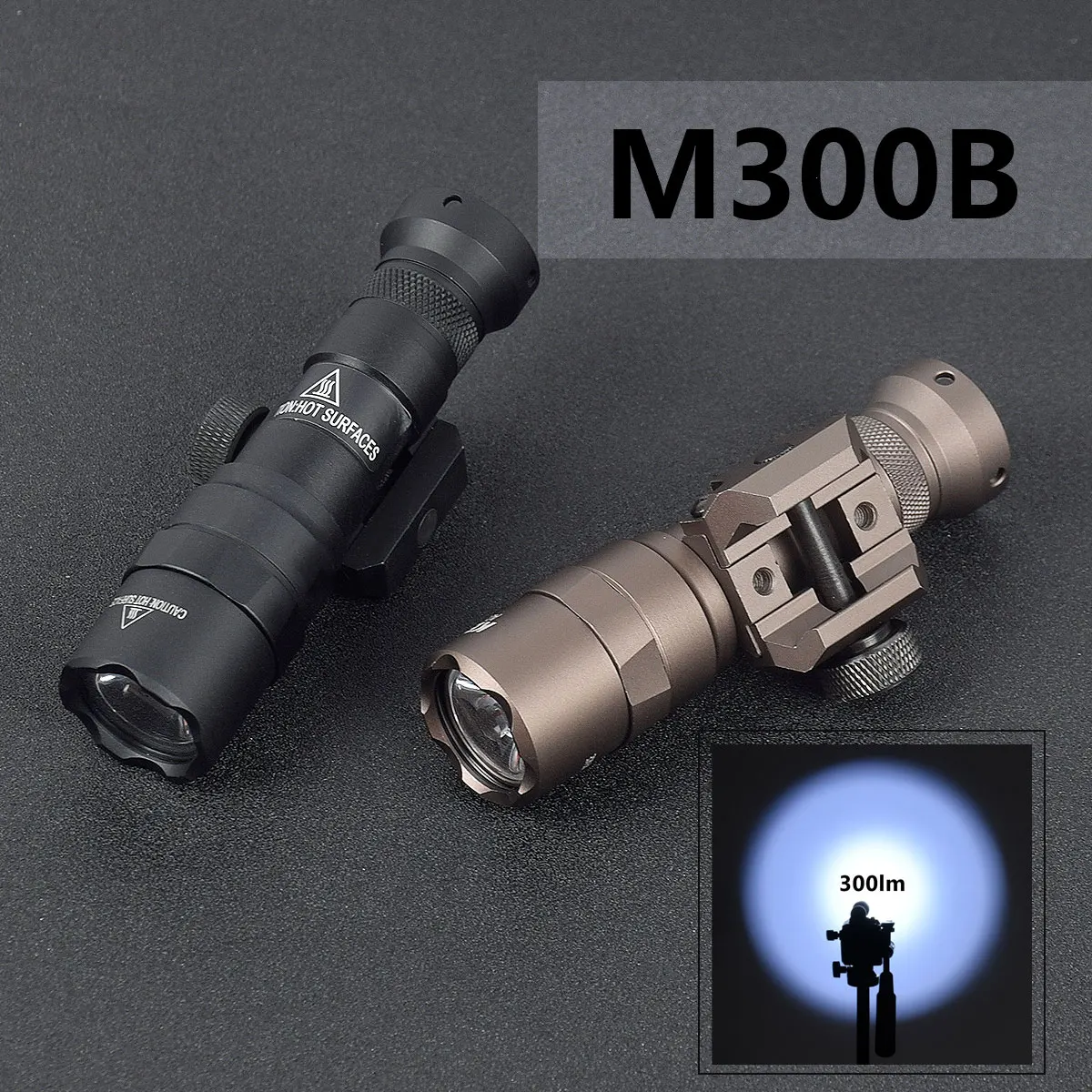 

US Warehouse Surefire M600B M300B M300C Ultra Tactical Scout Light Rifle Weapon Flashlight Hunting Momentary Pressure SwitchMLOK