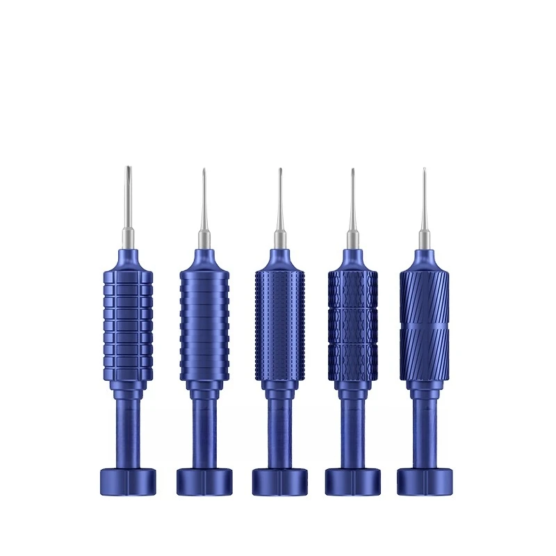 Mechanic Blue Armor 5 1 Screwdriver Set Magnetic Anti-Slip for Mobile Phone Repair Phone 17 AD Phones Bottom Internal
