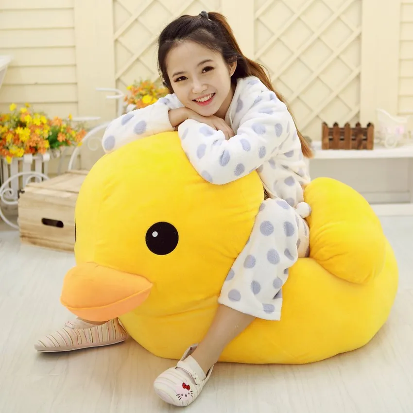 Kawaii grand canard jaune Mini poupées en peluche jouet mignon doux dessin animé jouets animaux en peluche cadeaux d'anniversaire pour enfants enfants bébé fille