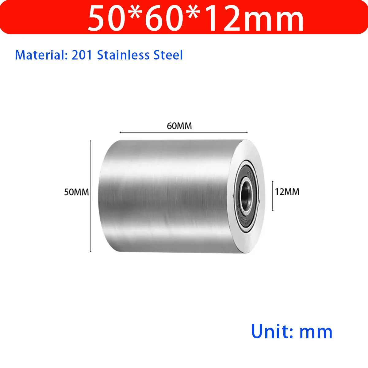 Planar Roller Fixed Pulleys for Load-Bearing Mobile Support Mechanical Equipment Stainless Steel Flat Bearing Guide Pulleys