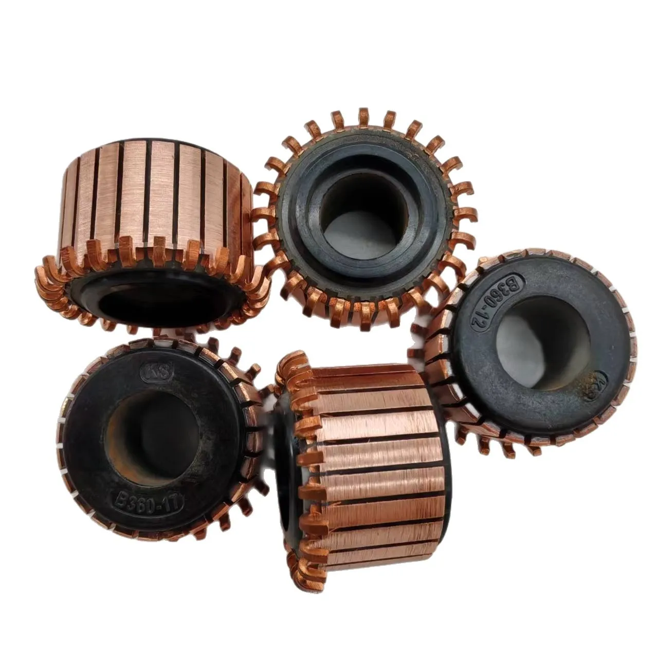 5 Pieces of 25.5*11.5*17*24P Dhy-3153-24-11.5 Commutators for S1M-Ff-150A Angle Grinder Motors, All the Same Size and Universally Compatible