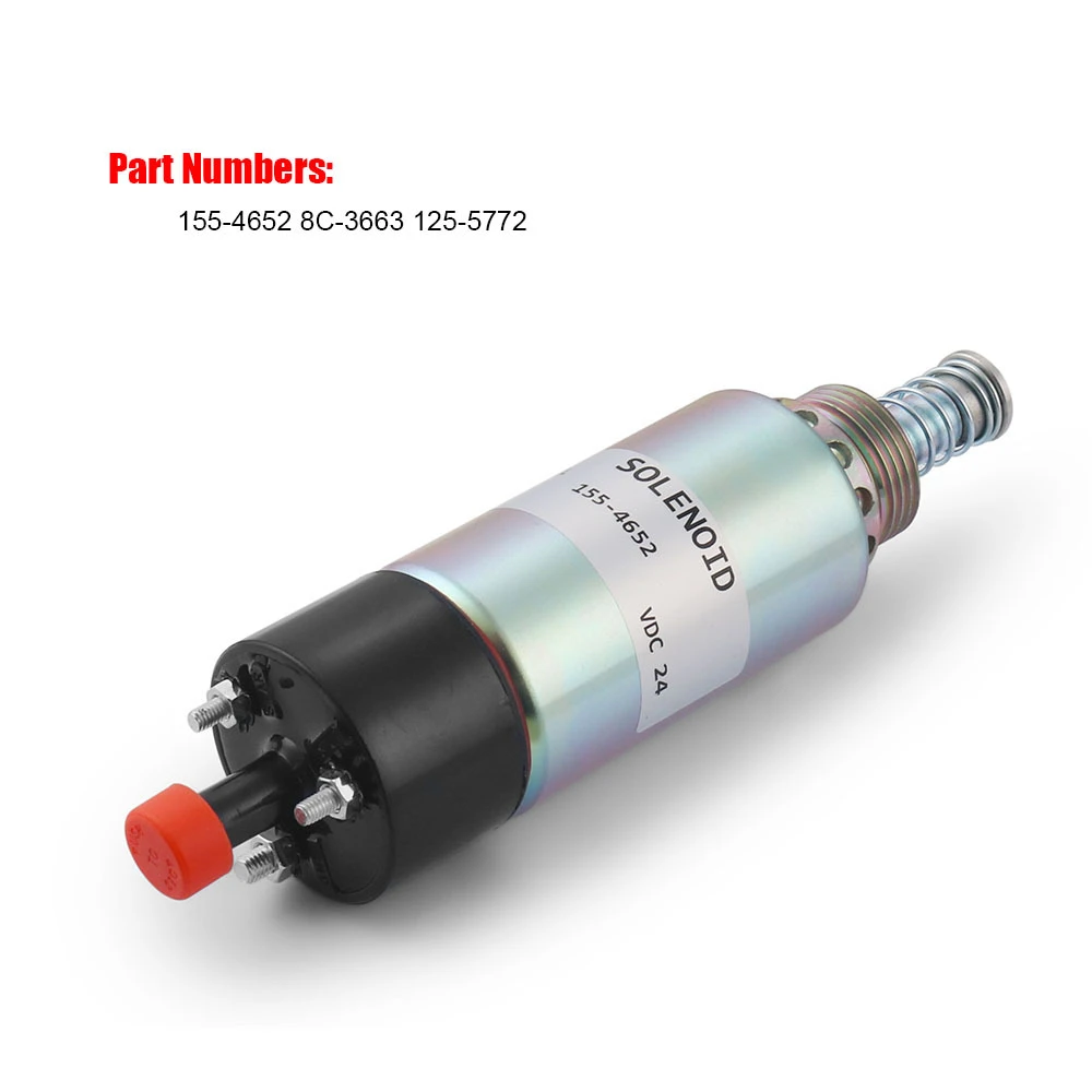 

​24V 8C-3663 155-4652 125-5772 Shut Off Solenoid for Cat 3126 3114 3116 Shutdown Solenoid Valve and Power-off Valve