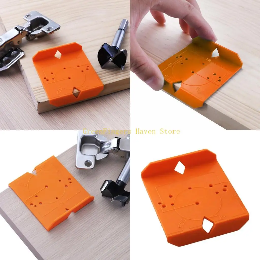 

F68D Multipurpose Hinge Installation Guide 35mm 40mm Cabinet Door Boring Template