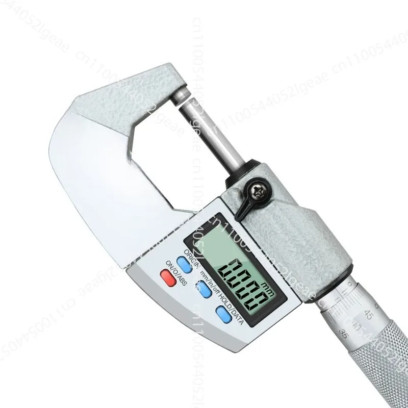 IP65 Waterproof Electronic Digital Outside Micrometer, High-Precision Thickness and Diameter Micrometer Caliper