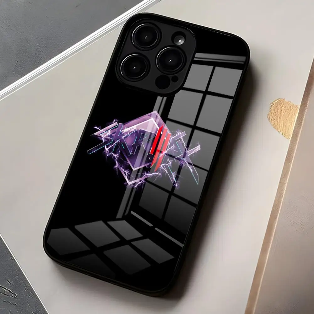 Чехол для телефона S-Skrillex DJ для iPhone 17 Pro Max 16 15 14 Pro Max 13 11 X Xs Xr 8 7Plus, стеклянная накладка