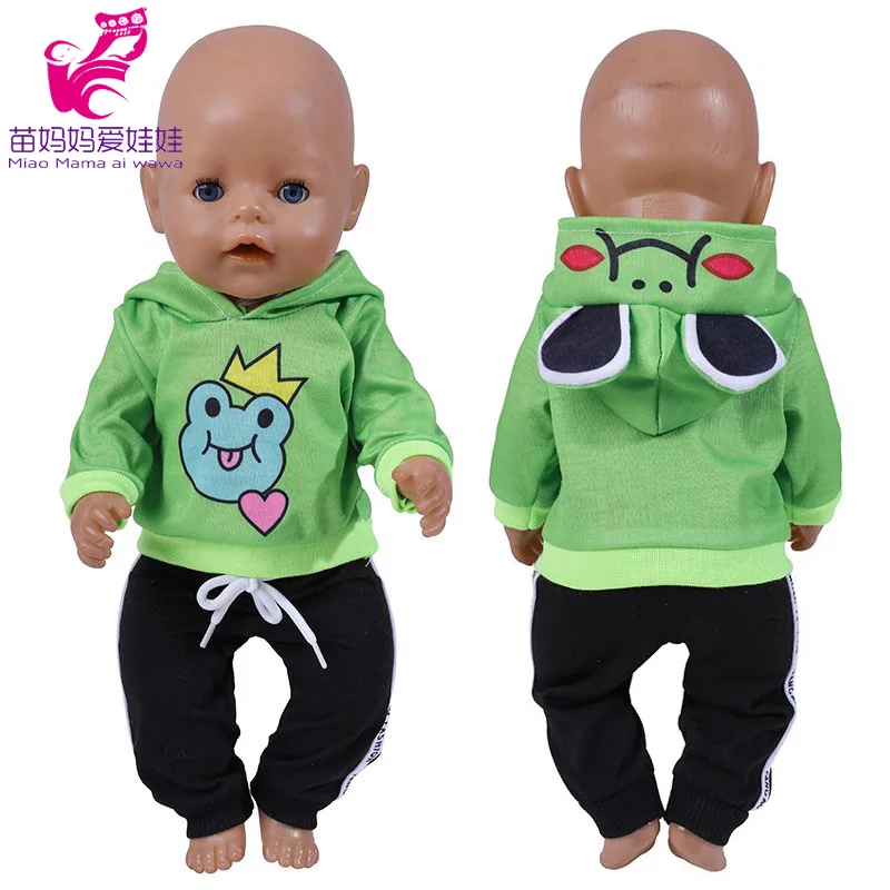 Baby Doll Boy Clothes 43Cm 17 Inch Baby Dolls Coat Sport Toys Wear Children Girl Gifts