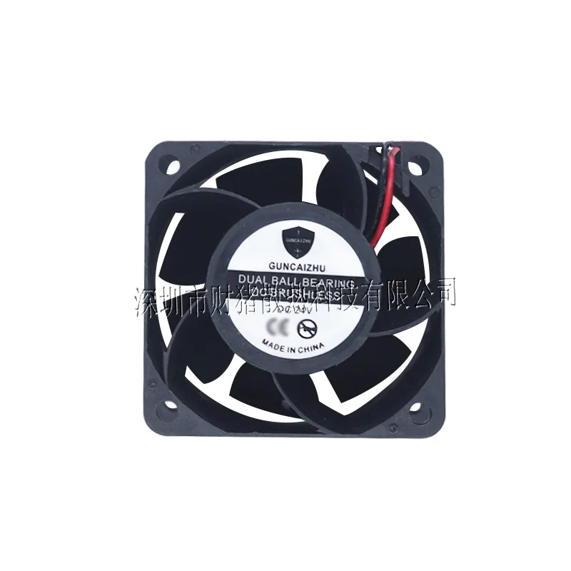 Ventilateur de refroidissement DC 6038, 24V, 60x60x38mm, roulement à billes, haute vitesse, faible bruit, 13100 tr/min, 0,38 A, convertisseur mort avec 2 broches, nouveau