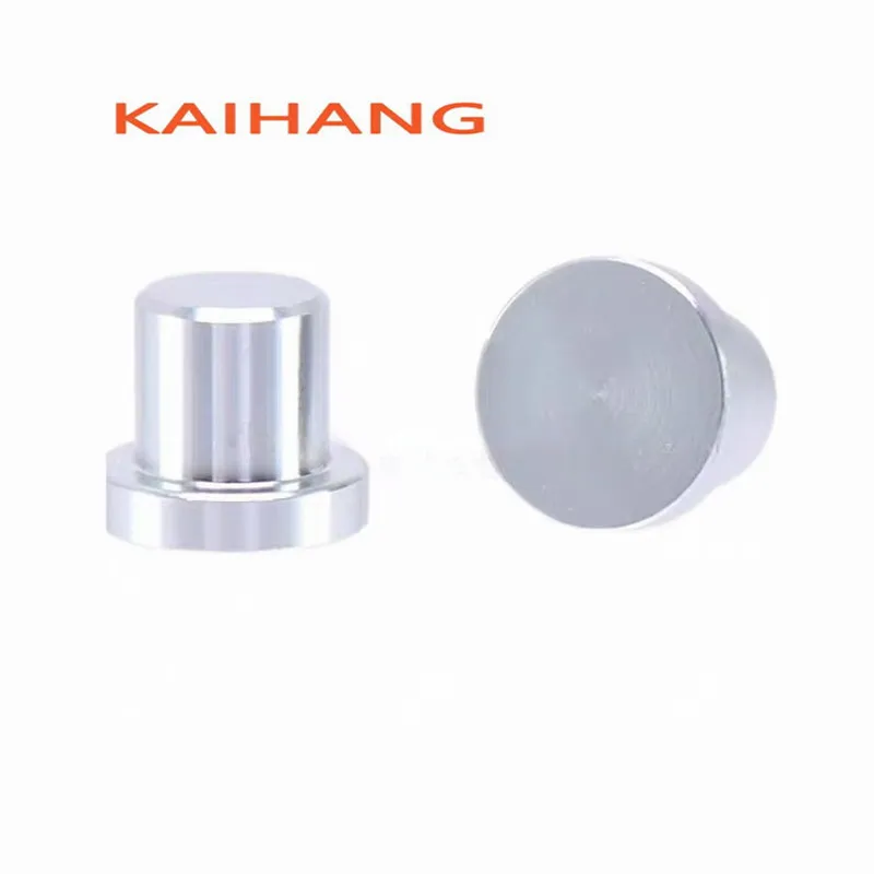 5PCS 11X9.4mm Aluminum alloy solid flat bottomed cap Tact Switch cap power switch Self locking switch button cap