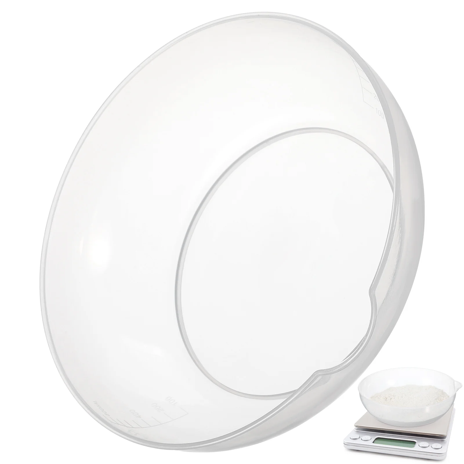 Kitchen Scale Tray Plastic Weighing Pan Small Digital Electronic Accessory For Powder Food Baking Lightweight Portable Scaled