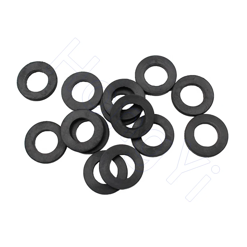 NBR Rubber Gasket Oil Resistant Sealing Ring Waterproof Nitrile Rubber Washers Soft Flat O-Ring Shock Absorbing O Ring Tap Seal