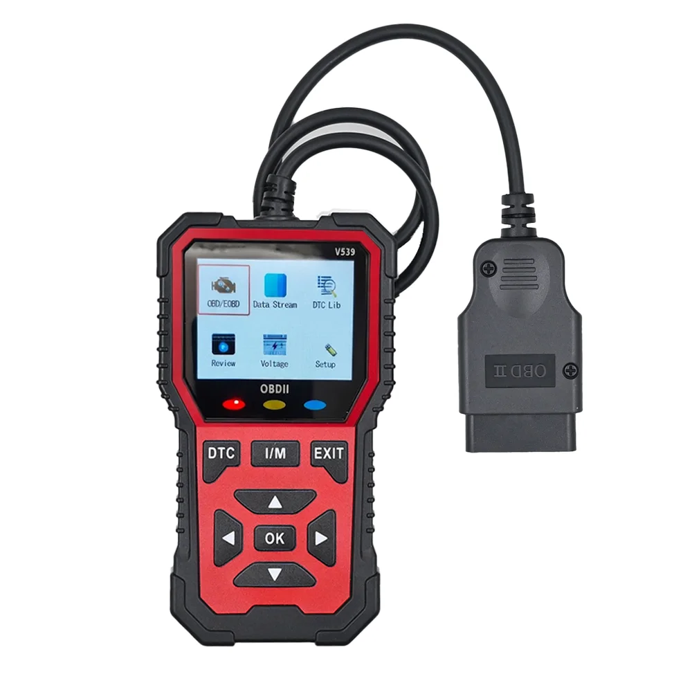 V539  Professional Auto Code Reader - Fault Diagnosis Tool, Standalone OBD2 Scanner with Live Data, Clear DTC & Emissions Check