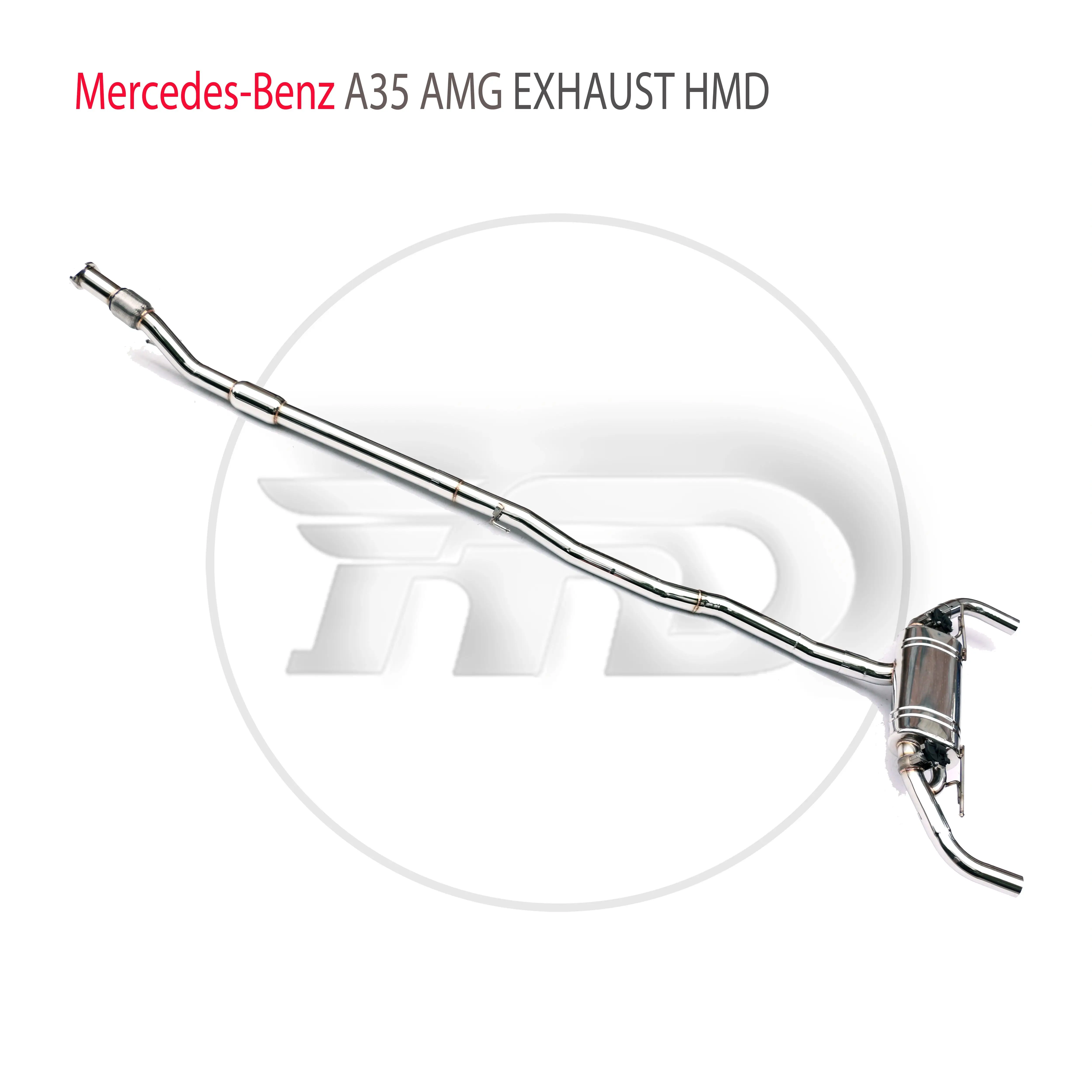 

HMD Steel Exhaust System Performance Catback For Mercedes Benz A35 AMG Stainless Car Muffler