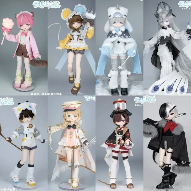 Genuine Mofu Twilight Special 6 Point Articulated Joint Doll Blind Box Trendy Play Desktop Ornament Birthday Gift Collection Toy