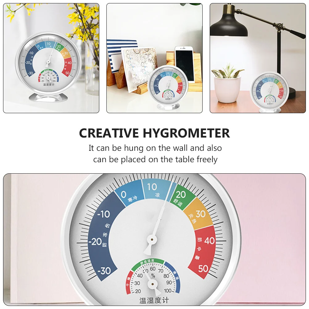 Accurate Hygrothermograph Mechanical Temperature Humidity Meter Indoor Thermometer Hygrometer Creative Decorative