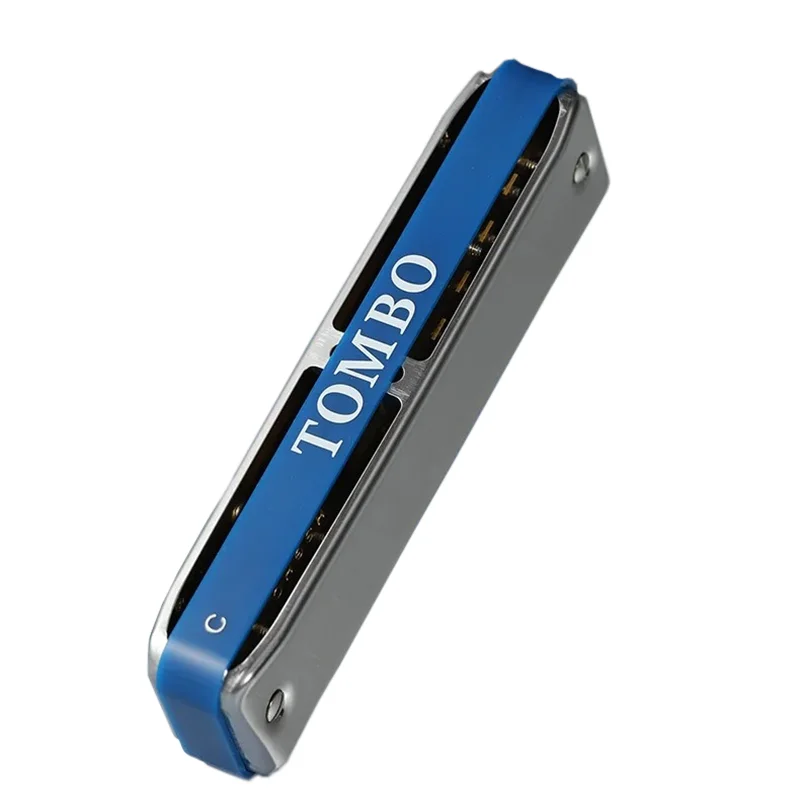 Tombo Diatonic Harmonica Blue Genie 7610 Harp Paddy Mouth Organ 10 Hole 20 Tone Armonica Professional Instrumentos for Beginners