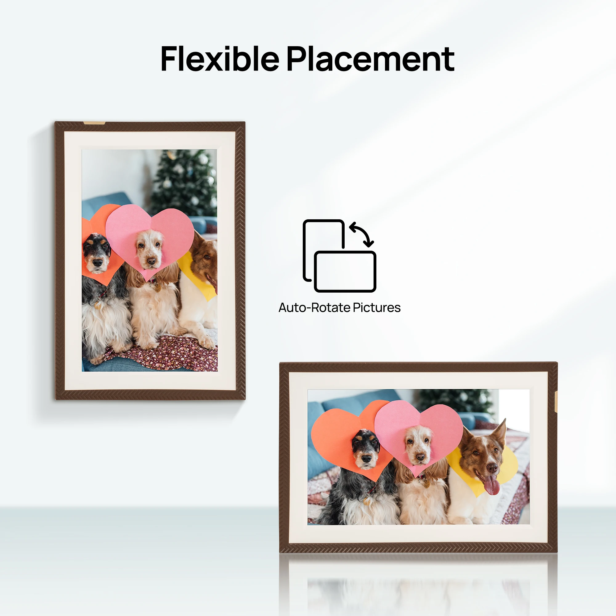 ARZOPA 10.1 インチ WiFi タッチデジタルフォトフレーム 1280*800 HD クラウドスマートフォトフレーム 32GB