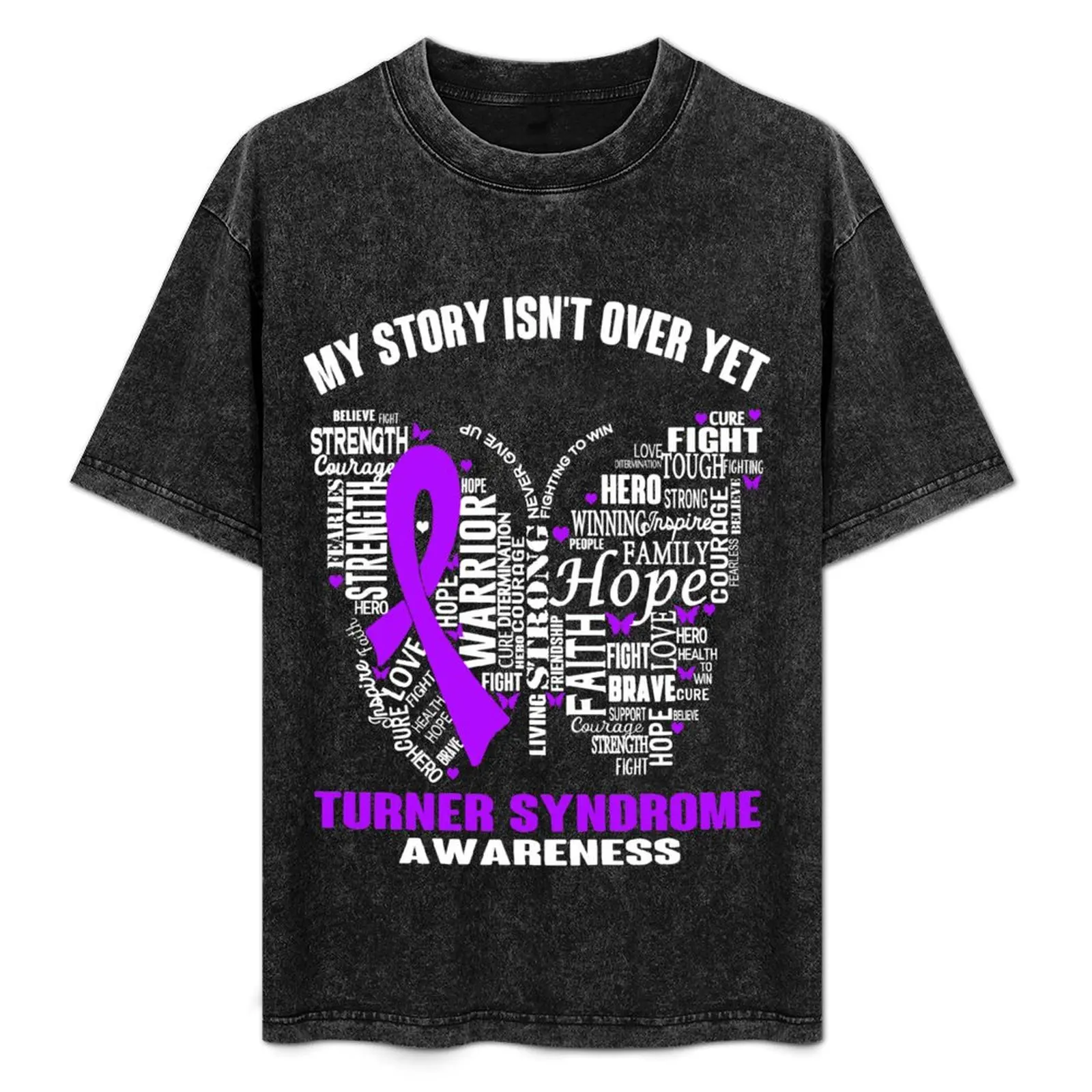 

My Story Isn't Over Yet Turner Syndrome Awareness T-Shirt oversize t-shirts man boys animal print mens designer clothes
