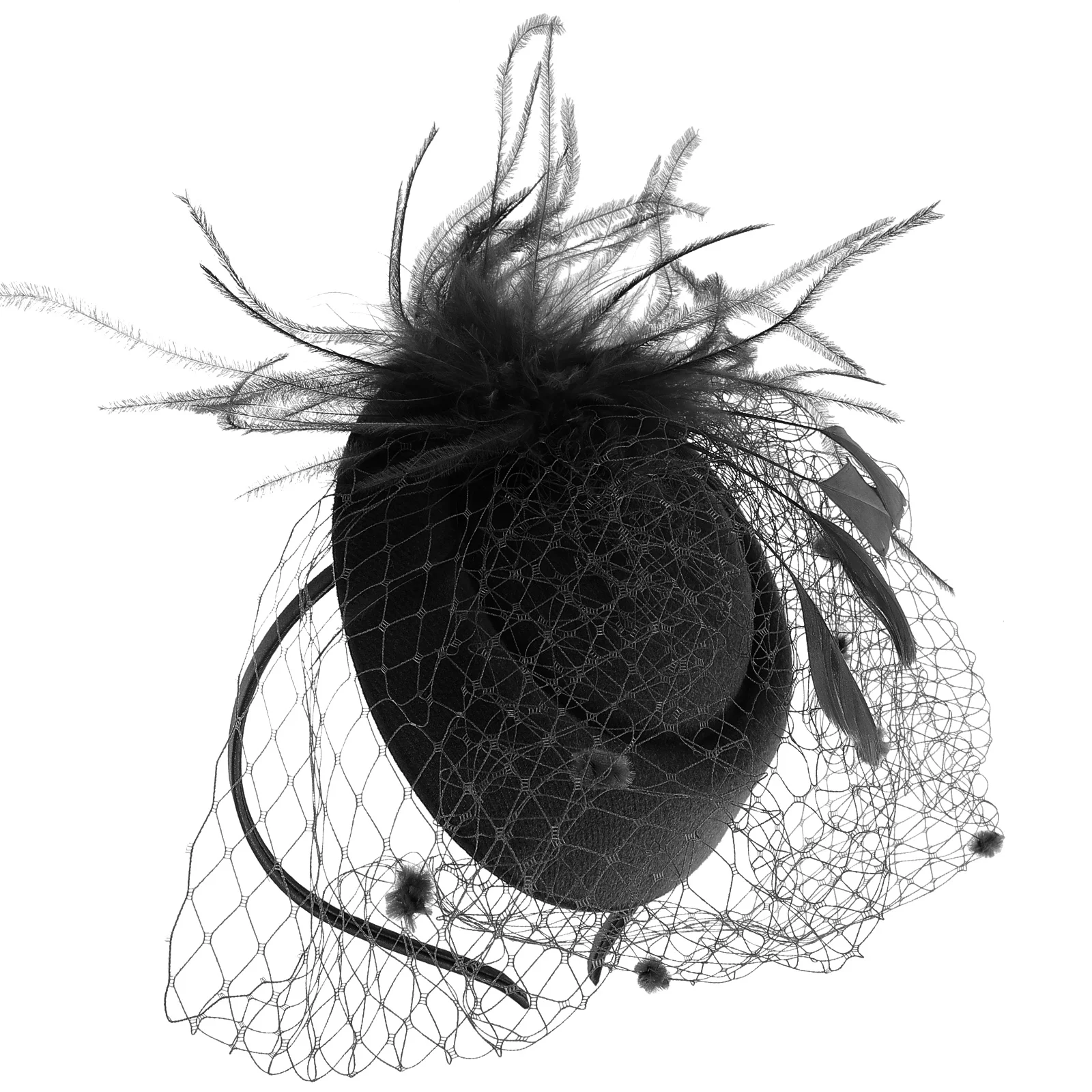 

Women Banquet Headdress Lightweight Pearl Decorated Headwear for Wedding Bride Party Cosplay Stage Accessory