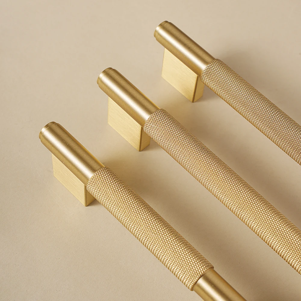 

Dooroom твердая латунь с накаткой крестом и ромбовидной огранкой, современный шкаф, дверные ручки холодильника, ручки для ящиков, аппаратные ручки