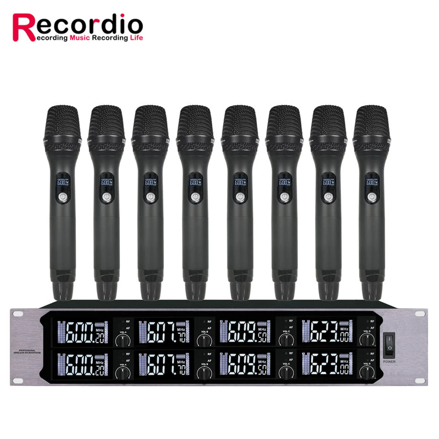 GAW-C8804 one-to-eight conference gooseneck microphone handheld wireless microphone can be used for teaching conference church