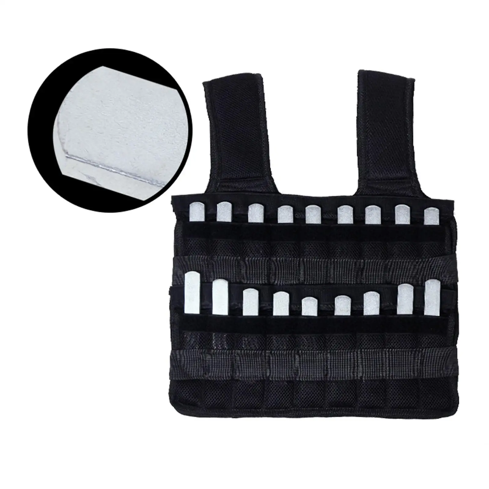 Loading Vest for Men and Women Empty for Boxing Running Max Loading 3kg 20kg Loading Gym 44lb Strength Training Body Weight Vest