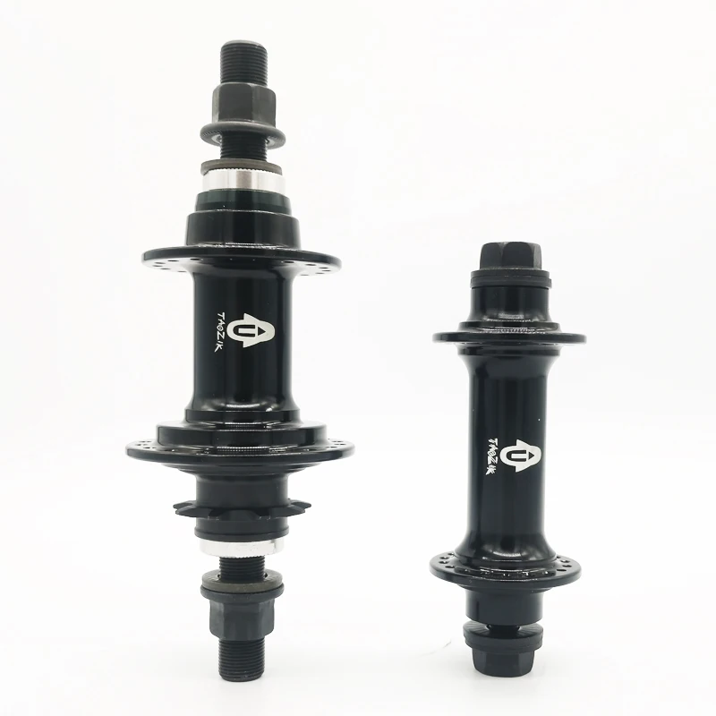 TAOZIK XH-01 Polished Alloy Aluminum 5 Industrial Bearings 36 Holes 9T Performance Bike Flatland BMX Hubs