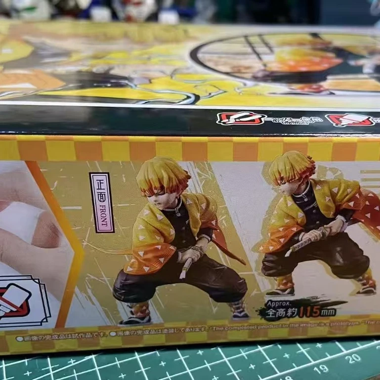 

В наличии: Оригинальная сборная модель BANDAI FRS Demon Slayer Агацума Зеницу, аниме-фигурка мобильного костюма, игрушка-конструктор