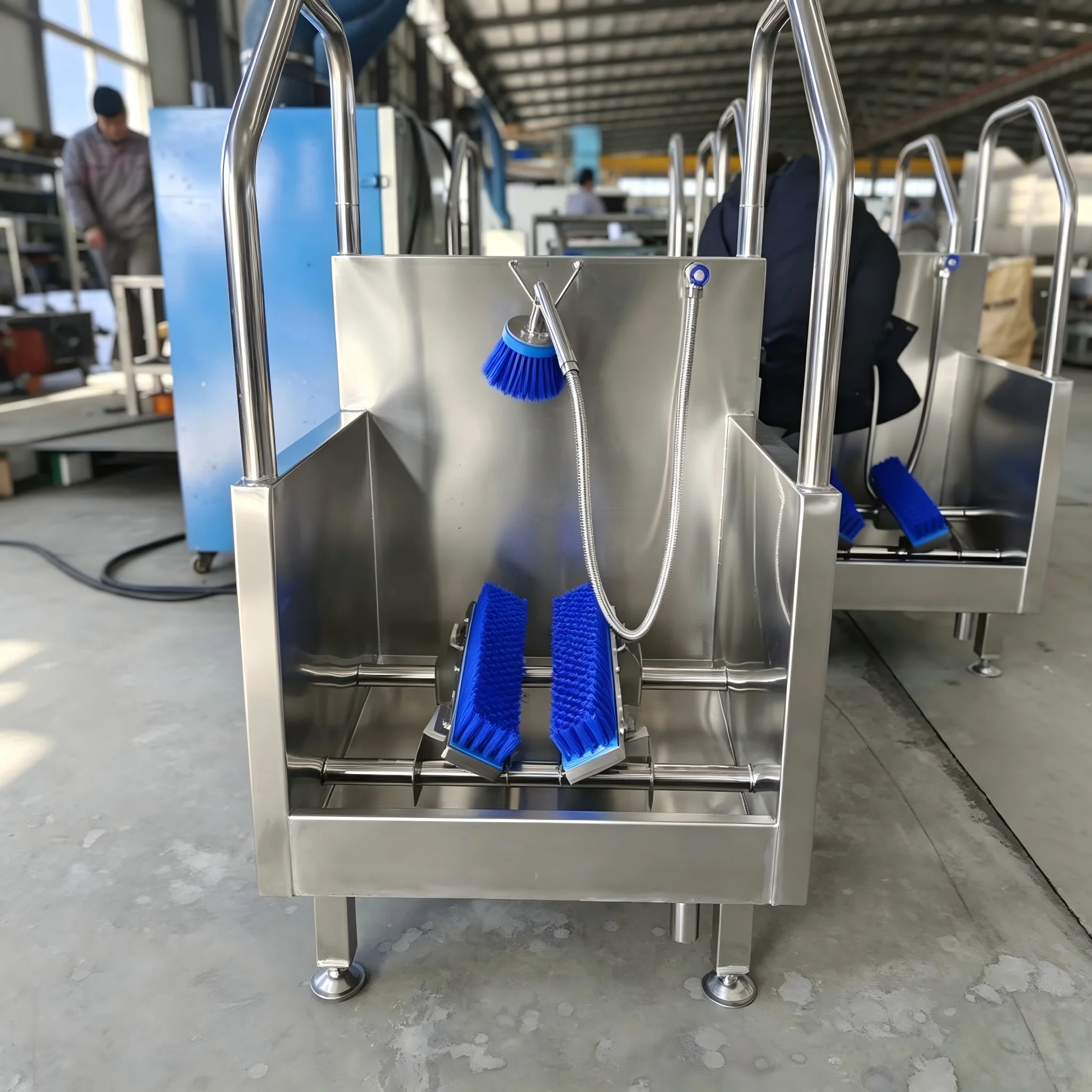 Zhongnuo Electric New Automatic Food Factory Boot Washing Machine High Pressure Cleaner Sanitizing Hygiene Station Hand