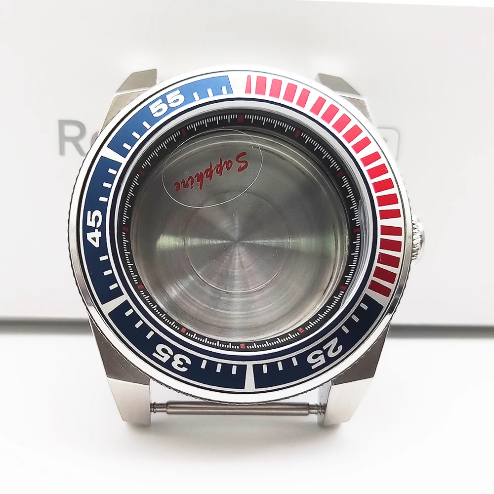 

Корпус часов из нержавеющей стали 316, 42 мм, сапфировое стекло для NH35, NH36, запасные части, детали для часов