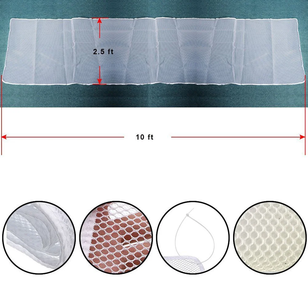 

200x74cm Safety Net for Banister Thicken High Density Stair Mesh for Baby Child Proof Balcony Railing Protection Kids