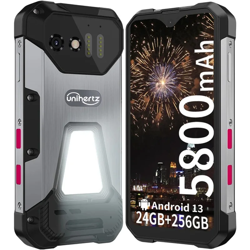 Unihertz 8849 Tank Mini Rugged Smartphone 4.3 Inch Small Cell Phone 24GB+256GB Android 13 5800mAh 100MP Cameras IP68/IP69K Phone