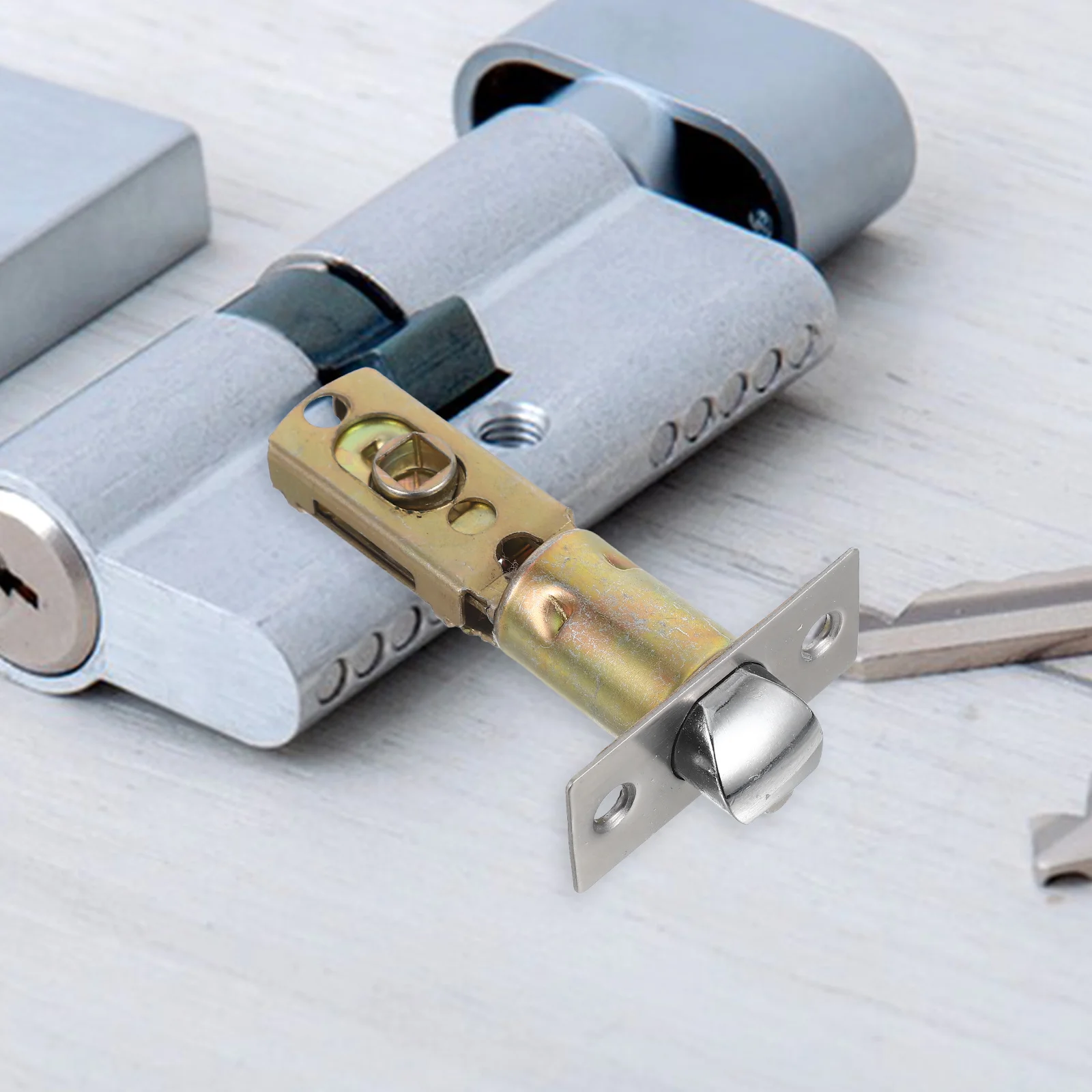 

Adjustable Door Latch Stainless Steel Three Rod Mechanism for Bathroom Passage Doors 45 Degree 60 70 Degree Angle Smooth Sliding