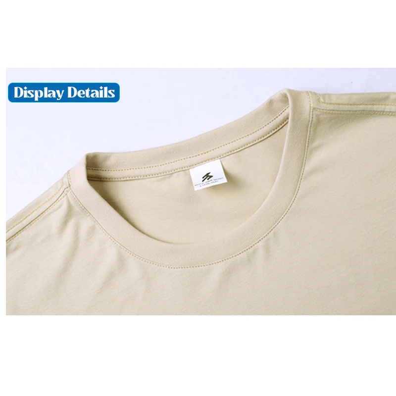 100% Cotton Unisex T Shirt Your Customized Printed Logo White T-Shirt Men Fashion Loose Top Tees Women Clothes Plus Size 5XL