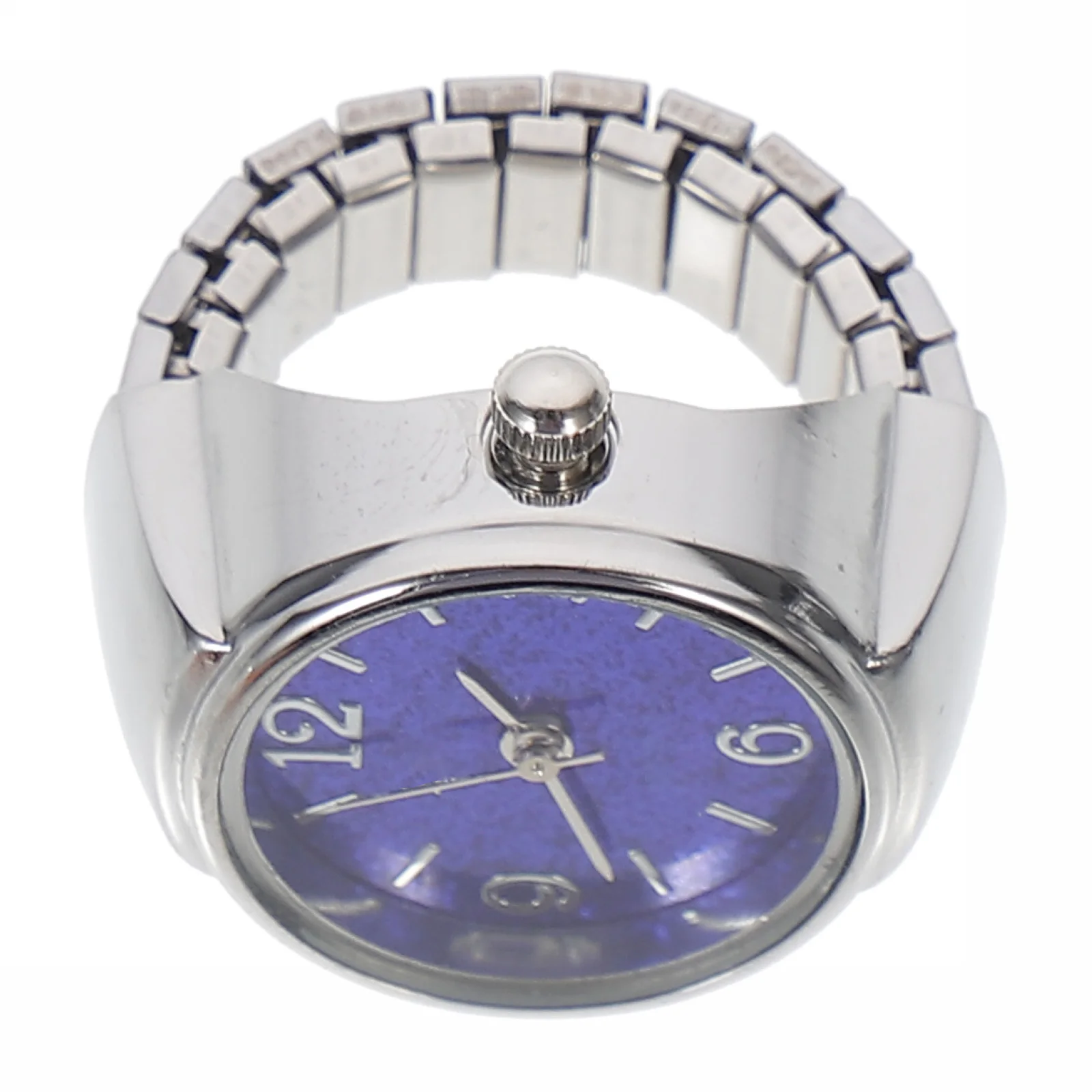 

Digital Ring Watch For Men Women Quartz Finger Watch Round Numerals Timepiece Casual Festival Electronic Accessory