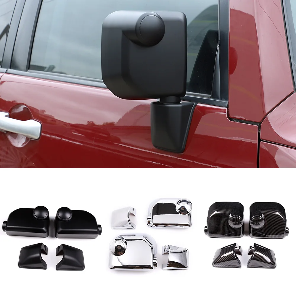 

ABS Car Rearview Mirror Cover Panel Cover for Toyota FJ Cruiser 2007-2021 Car Exterior Accessories