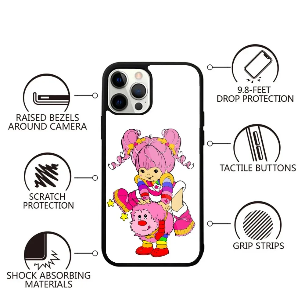 Cute Rainbow Brite Phone Case Strong Magnetic For IPhone 15,14,13,Pro,Max,Plus,11,12,Mini For Magsafe Wireless Charging