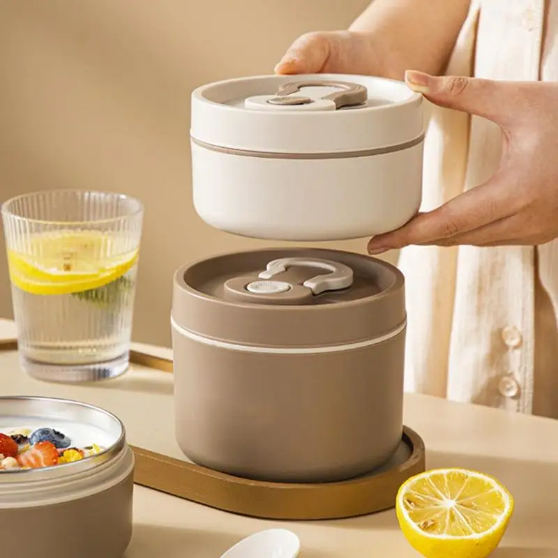 Tarro térmico para alimentos de 350ml/650ml, taza de sopa aislada, contenedores termo, fiambrera de acero inoxidable, termo para mantener caliente para niños de la escuela