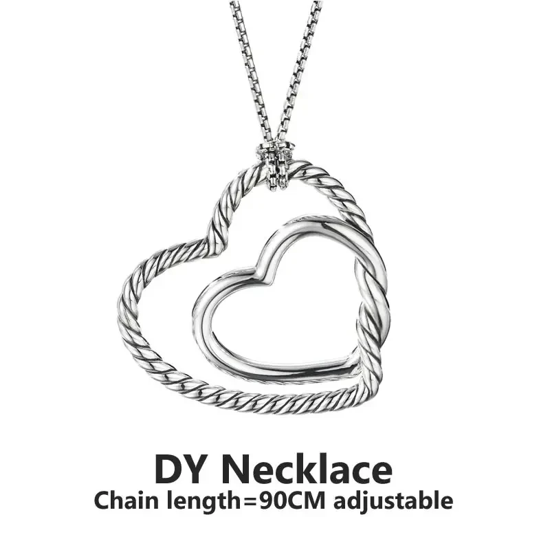 High Quality Fashion Dy Clavicle Chain & Love Pendant Necklace Party Partner