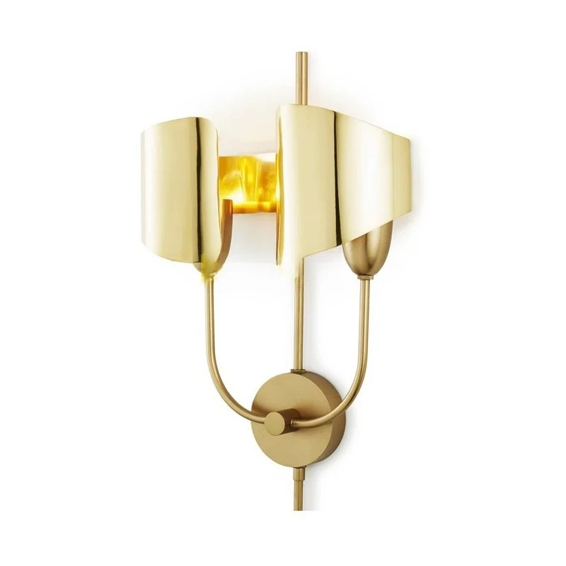 

Light luxury Hong Kong-style postmodern wall lamp, simple living room background wall decorative lamp, Nordic villa model room