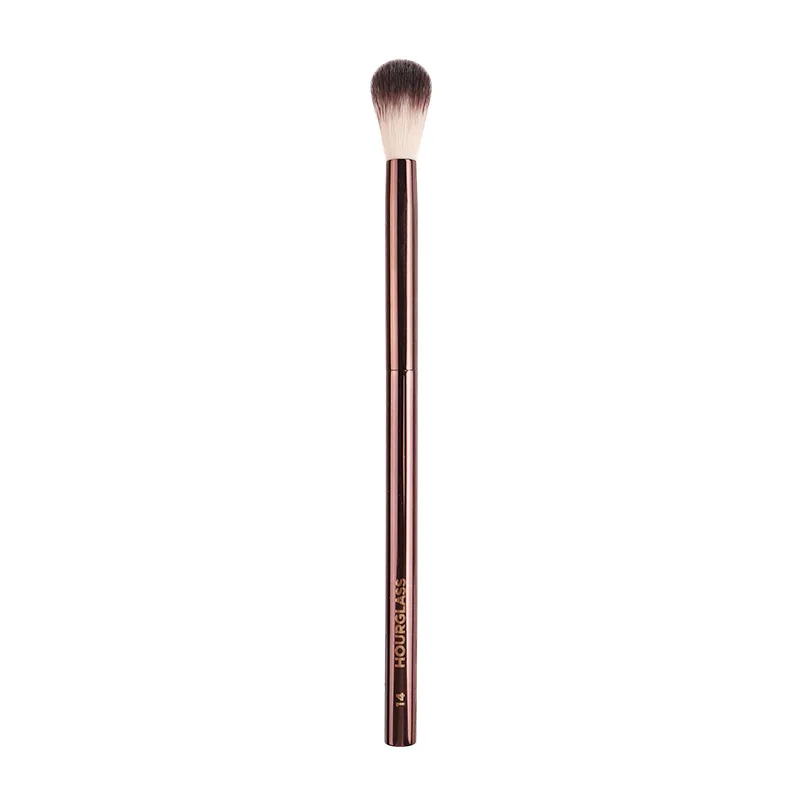 1 piece #14 Eyeshadow Makeup brushes Eye shadow contour Make up brush Highlight Crease Professional Cosmetic tool metal handle