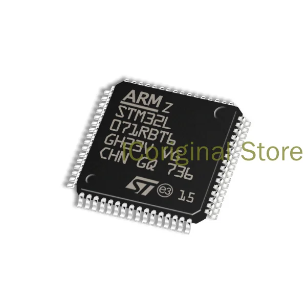 

Микросхема STM STM32L071RBT6 LQFP64, архитектура LQFP-64 ARM, 32-битный контроллер MCU STM32L071 RBT6