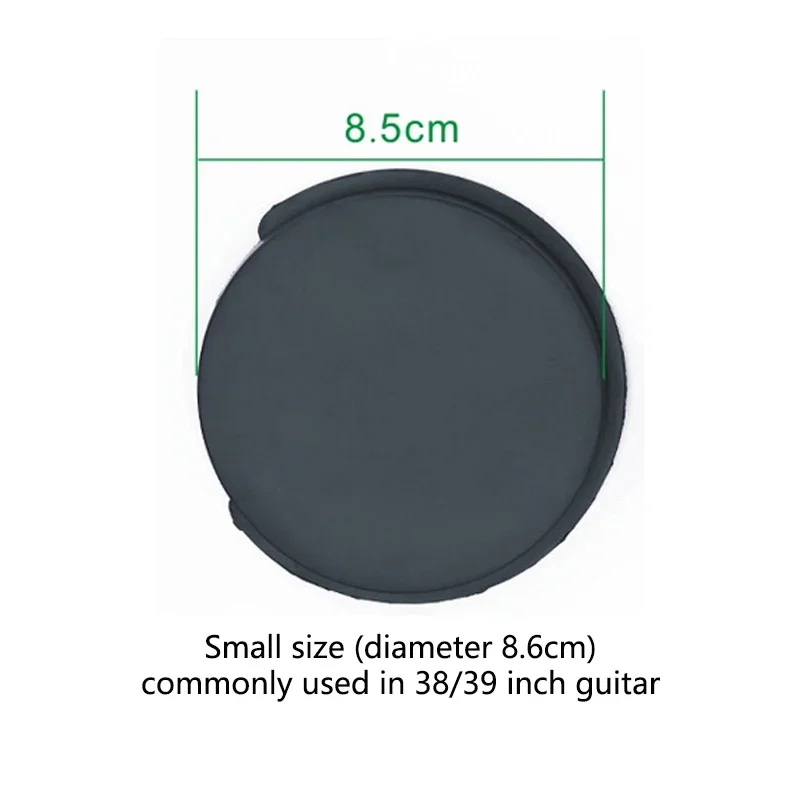 Silicone Classic Guitar Buster Sound Hole Cover Guitar Noise Reduction 2 Sizes Buffer Block Stop Plug Parts