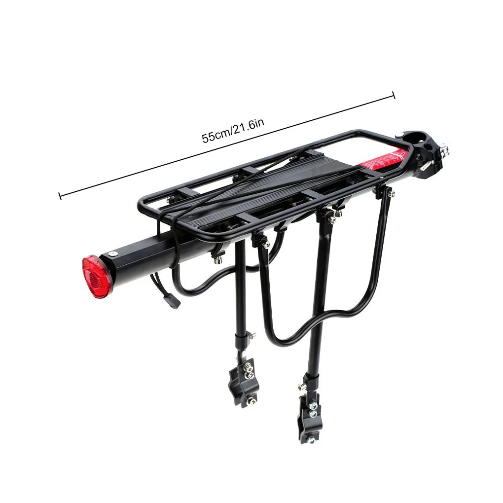 Bike Seatpost Mounted Rear Rack Bicycles Fast Release Luggage Carrier Stand