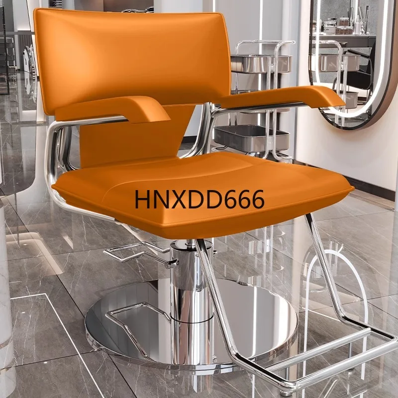 كرسي حلاق حديث فاخر دوار ملحقات تجميل كرسي صالون تصفيف كلاسيكي أثاث صالون Friseurstuhl #6