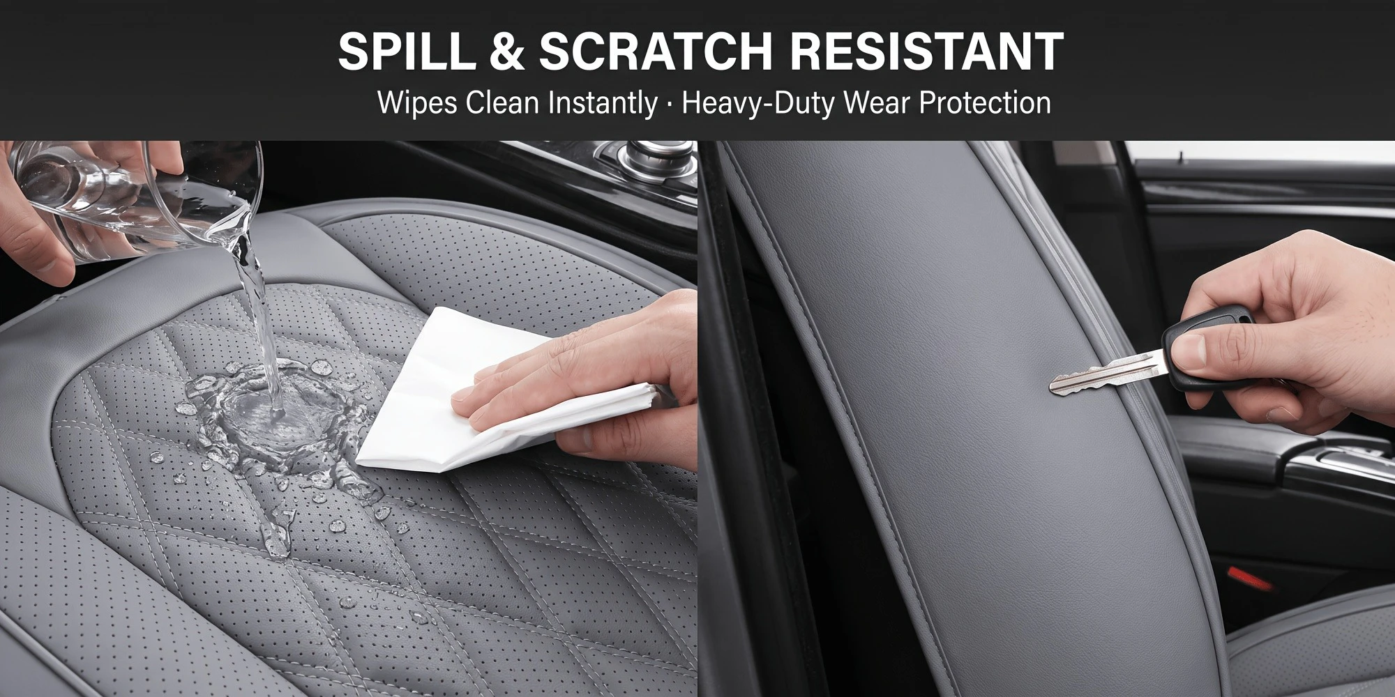 For chevrolet captiva ibiza 6l golf 5 fiat 126p ford explorer Car Seat Cover Protector All-Season Interior Accessories Full Set